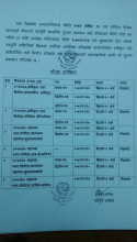 लिखित परिक्षा सम्वन्धि सुचना